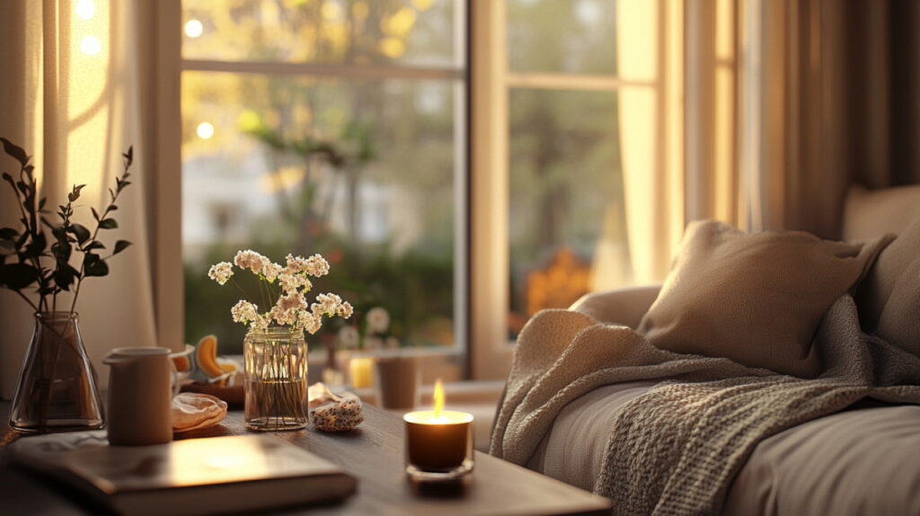 Suasana Nyaman di Rumah pada Pagi Hari